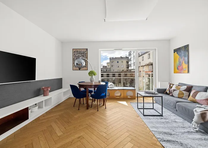 Silver House By Centrum Wanna Parking 5 Min Do Plazy Apartment Gdynia